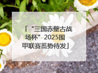 “三国赤壁古战场杯”2025围甲联赛蓄势待发