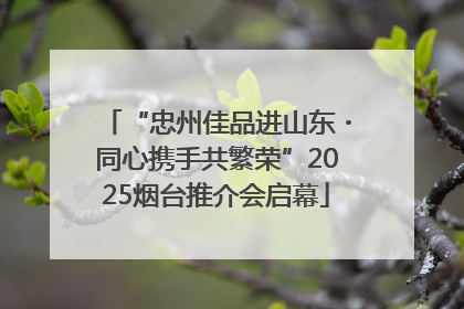 “忠州佳品进山东・同心携手共繁荣”2025烟台推介会启幕