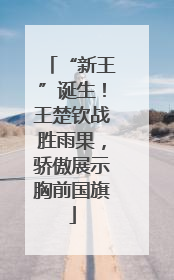 “新王”诞生！王楚钦战胜雨果，骄傲展示胸前国旗