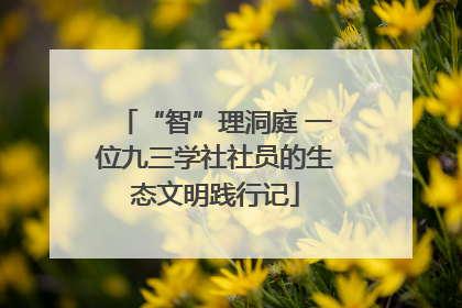 “智”理洞庭 一位九三学社社员的生态文明践行记
