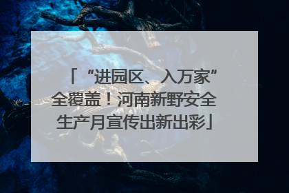 “进园区、入万家”全覆盖！河南新野安全生产月宣传出新出彩