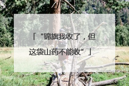 “锦旗我收了，但这袋山药不能收”