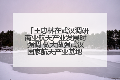 王忠林在武汉调研商业航天产业发展时强调 做大做强武汉国家航天产业基地 打造具有全国影响力的“中国星谷”