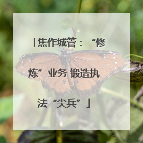 焦作城管：“修炼”业务 锻造执法“尖兵”