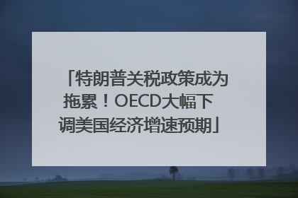 特朗普关税政策成为拖累！OECD大幅下调美国经济增速预期