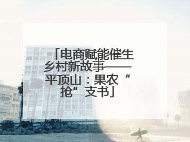 电商赋能催生乡村新故事——平顶山：果农“抢”支书