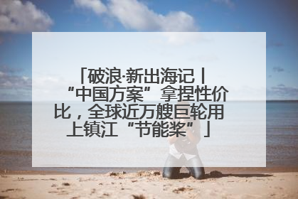 破浪·新出海记丨 “中国方案”拿捏性价比，全球近万艘巨轮用上镇江“节能桨”