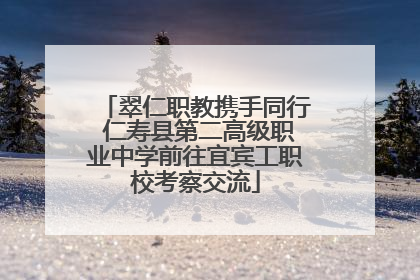 翠仁职教携手同行 仁寿县第二高级职业中学前往宜宾工职校考察交流