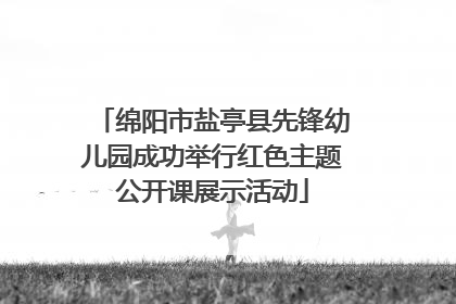 绵阳市盐亭县先锋幼儿园成功举行红色主题公开课展示活动