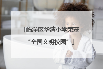临潼区华清小学荣获“全国文明校园”