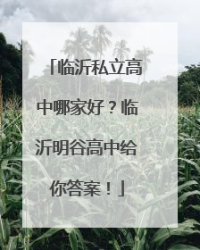 临沂私立高中哪家好？临沂明谷高中给你答案！