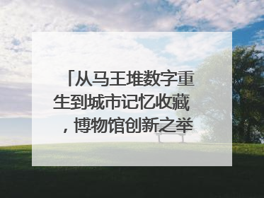 从马王堆数字重生到城市记忆收藏，博物馆创新之举如何守护历史、连接未来？