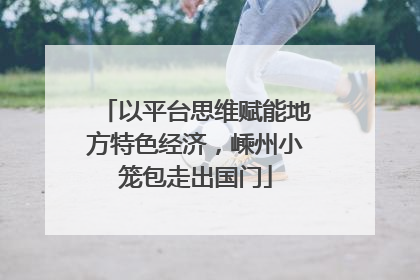 以平台思维赋能地方特色经济，嵊州小笼包走出国门