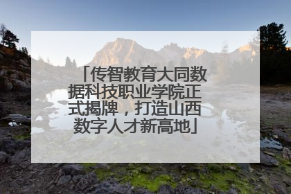 传智教育大同数据科技职业学院正式揭牌，打造山西数字人才新高地
