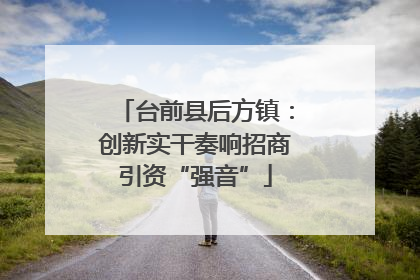 台前县后方镇：创新实干奏响招商引资“强音”