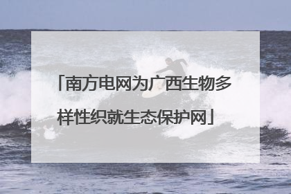 南方电网为广西生物多样性织就生态保护网