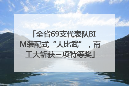 全省69支代表队BIM装配式“大比武”，南工大斩获三项特等奖