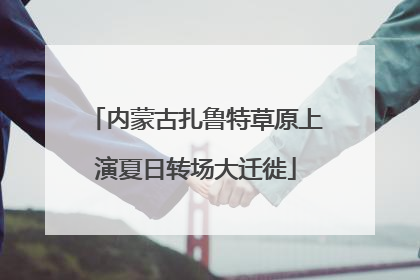内蒙古扎鲁特草原上演夏日转场大迁徙