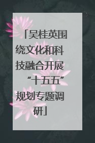吴桂英围绕文化和科技融合开展“十五五”规划专题调研