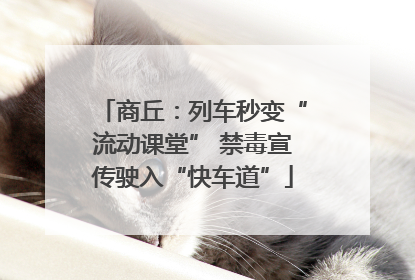 商丘：列车秒变“流动课堂” 禁毒宣传驶入“快车道”