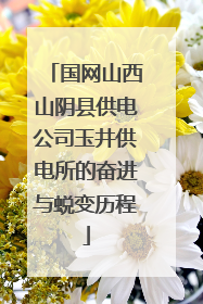 国网山西山阴县供电公司玉井供电所的奋进与蜕变历程