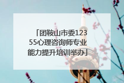 团鞍山市委12355心理咨询师专业能力提升培训举办