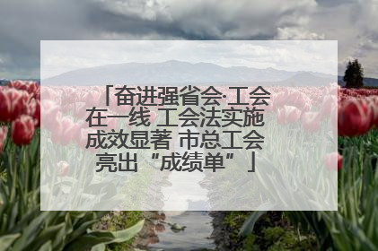 奋进强省会·工会在一线 工会法实施成效显著 市总工会亮出“成绩单”