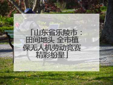山东省乐陵市：田间地头 全市植保无人机劳动竞赛精彩纷呈
