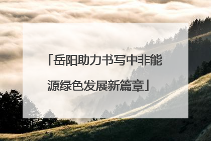 岳阳助力书写中非能源绿色发展新篇章