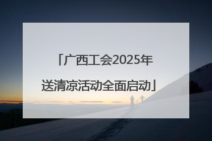 广西工会2025年送清凉活动全面启动