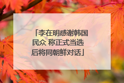 李在明感谢韩国民众 称正式当选后将同朝鲜对话