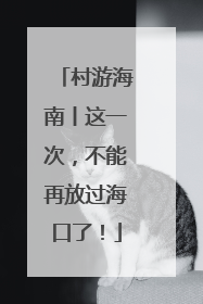村游海南丨这一次，不能再放过海口了！