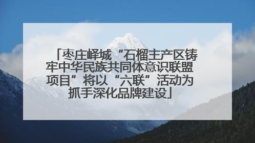 枣庄峄城“石榴主产区铸牢中华民族共同体意识联盟项目”将以“六联”活动为抓手深化品牌建设