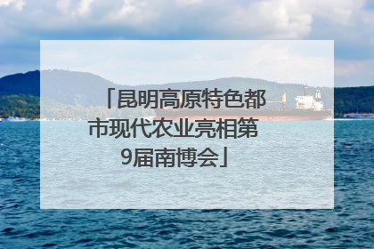 昆明高原特色都市现代农业亮相第9届南博会