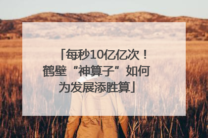 每秒10亿亿次！鹤壁“神算子”如何为发展添胜算