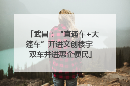 武昌：“直通车+大篷车”开进文创楼宇 双车并进惠企便民