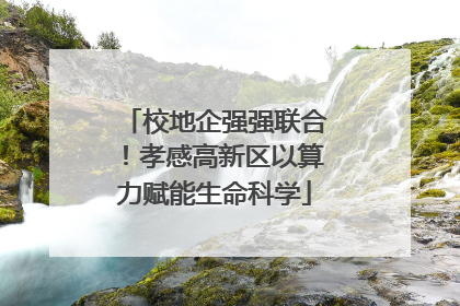 校地企强强联合！孝感高新区以算力赋能生命科学