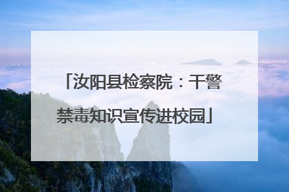 汝阳县检察院：干警禁毒知识宣传进校园