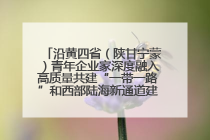 沿黄四省（陕甘宁蒙）青年企业家深度融入高质量共建“一带一路”和西部陆海新通道建设战略合作交流会在甘肃兰州召开