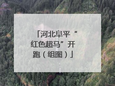 河北阜平“红色超马”开跑（组图）