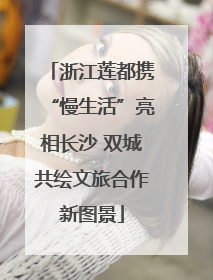 浙江莲都携“慢生活”亮相长沙 双城共绘文旅合作新图景