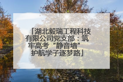 湖北毅瑞工程科技有限公司党支部：筑牢高考“静音墙” 护航学子逐梦路