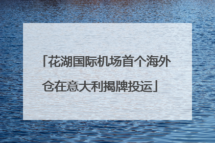 花湖国际机场首个海外仓在意大利揭牌投运