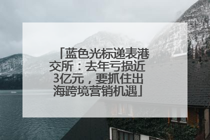 蓝色光标递表港交所：去年亏损近3亿元，要抓住出海跨境营销机遇