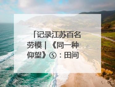 记录江苏百名劳模｜《同一种仰望》⑤：田间车间都是希望