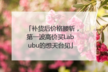 补货后价格腰斩，第一波高价买Labubu的想天台见