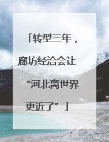 转型三年，廊坊经洽会让“河北离世界更近了”