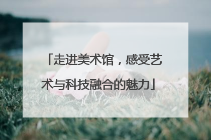 走进美术馆，感受艺术与科技融合的魅力