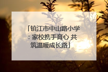 镇江市中山路小学：家校携手育心 共筑温暖成长路