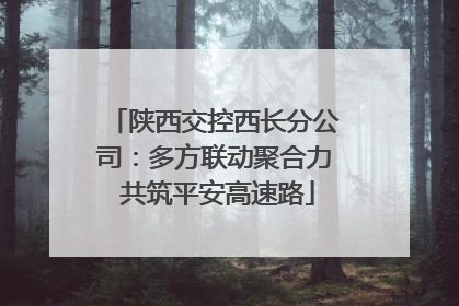 陕西交控西长分公司：多方联动聚合力 共筑平安高速路